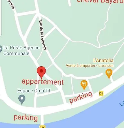 Lägenhet Logement Du Cheval Bayard *
